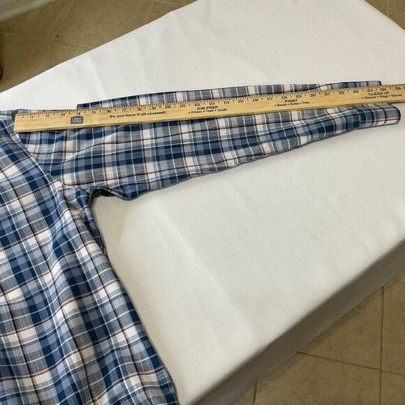 Untuckit Shirt mens M Terrantez Wrinkle Free Button Up Long Sleeve shirt plaid - Picture 6 of 11